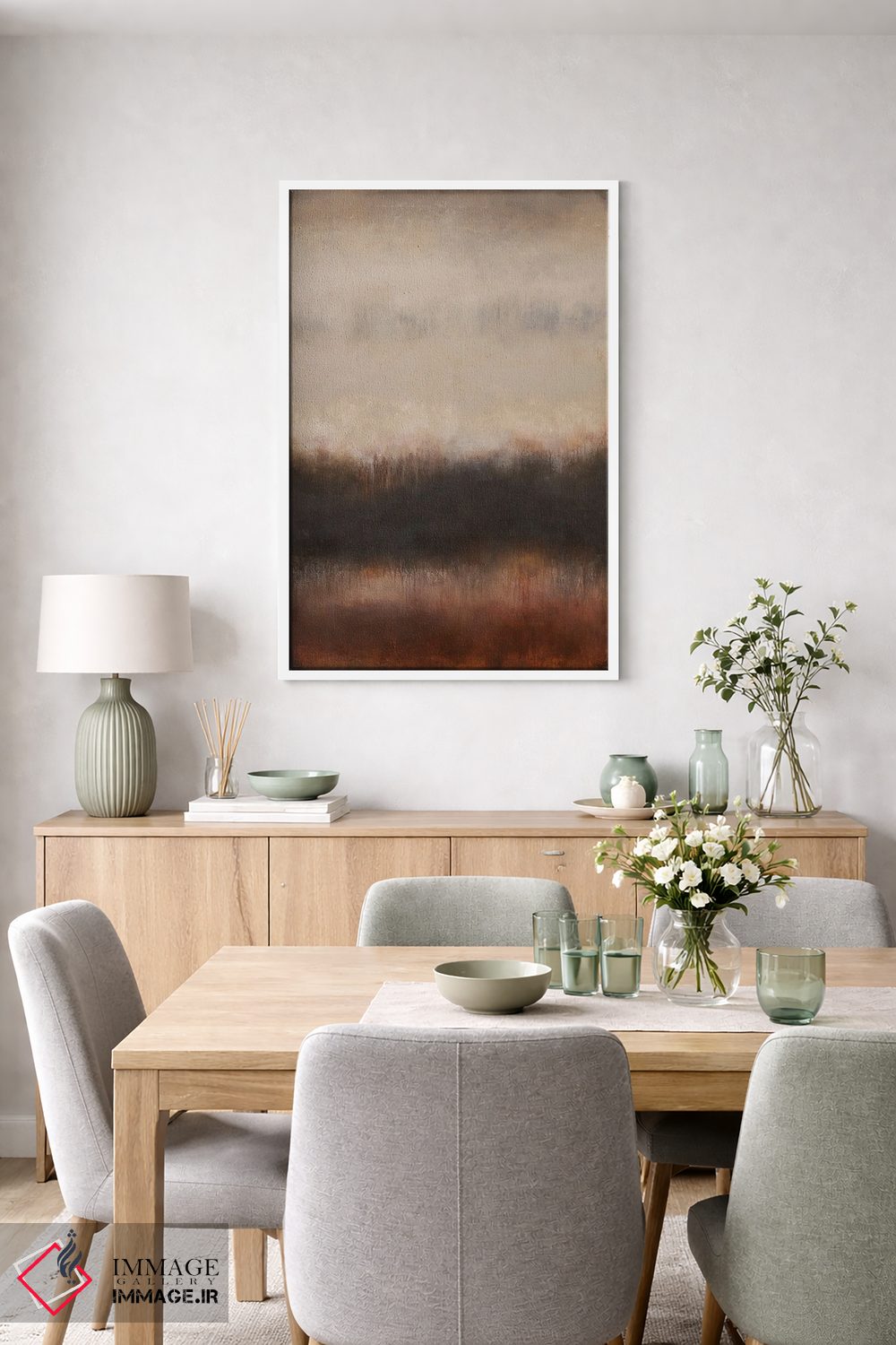 تابلو انتزاعی ذهن های فراموش شده اثر لوکاش اولک - D6W