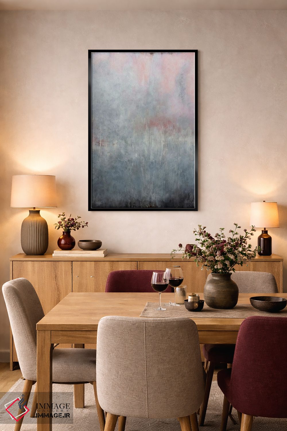 تابلو انتزاعی بی خوابی اثر لوکاش اولک - D3B