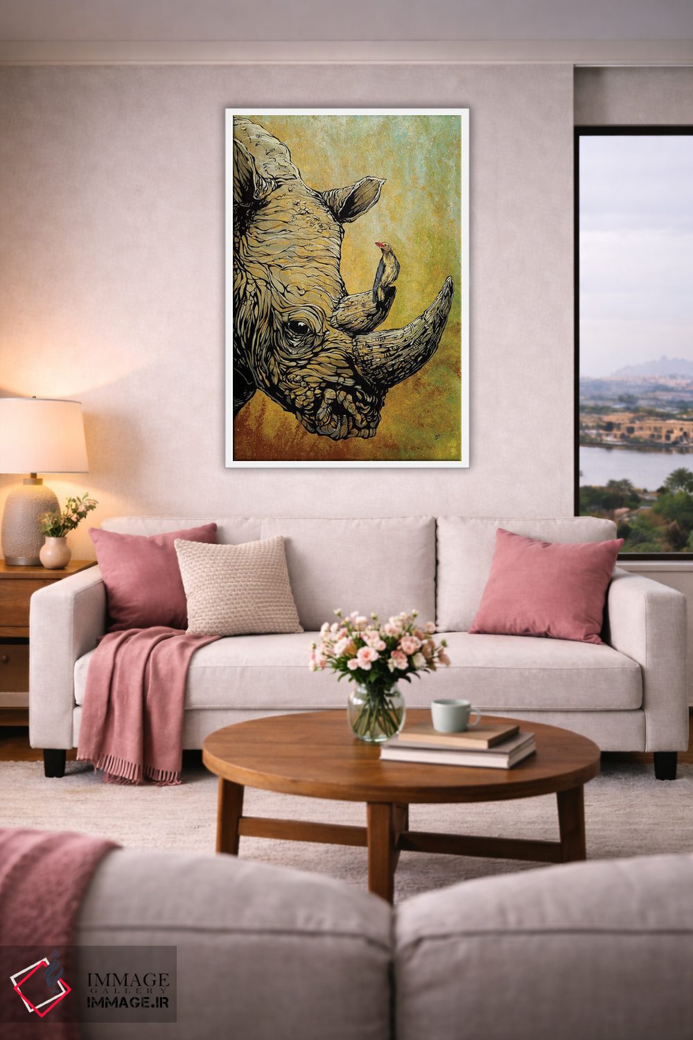 تابلو دکوراتیو دوستان در جایگاه های بلند اثر دیوید لوزو - D3W