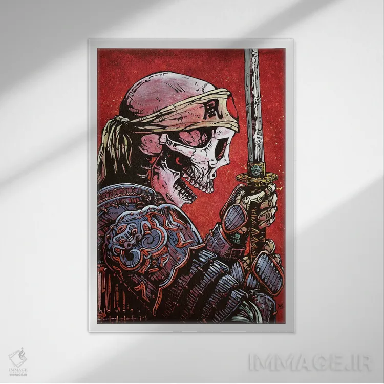 تابلو دکوراتیو افتخار اثر دیوید لوزو - نمای قابدار سفید