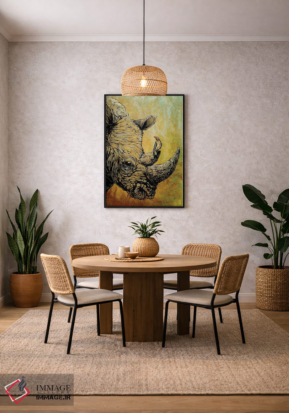 تابلو دکوراتیو دوستان در جایگاه های بلند اثر دیوید لوزو - D5B