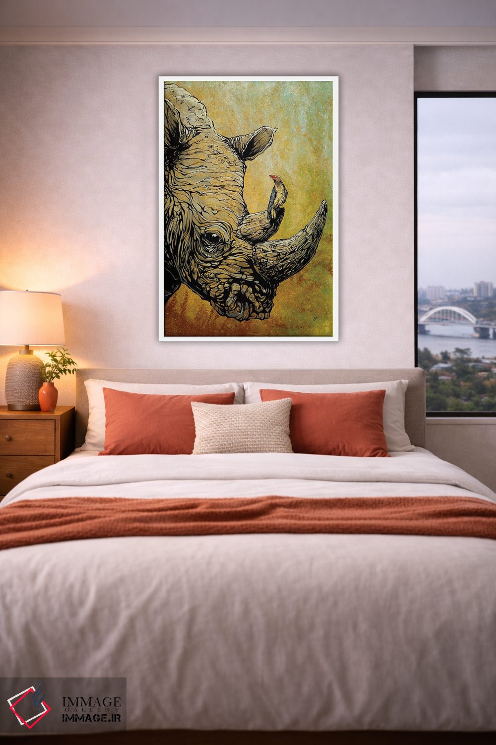 تابلو دکوراتیو دوستان در جایگاه های بلند اثر دیوید لوزو - D4W