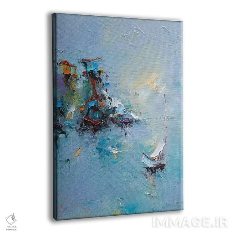 تابلو انتزاعی سواحل اثر استانیسلاو لازاروف - نمای پرسپکتیو محصول