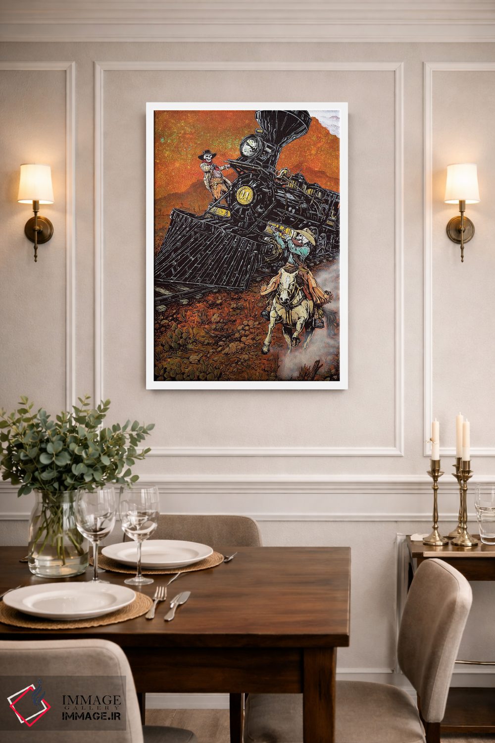 تابلو دکوراتیو سرب و آهن اثر دیوید لوزو - D1W