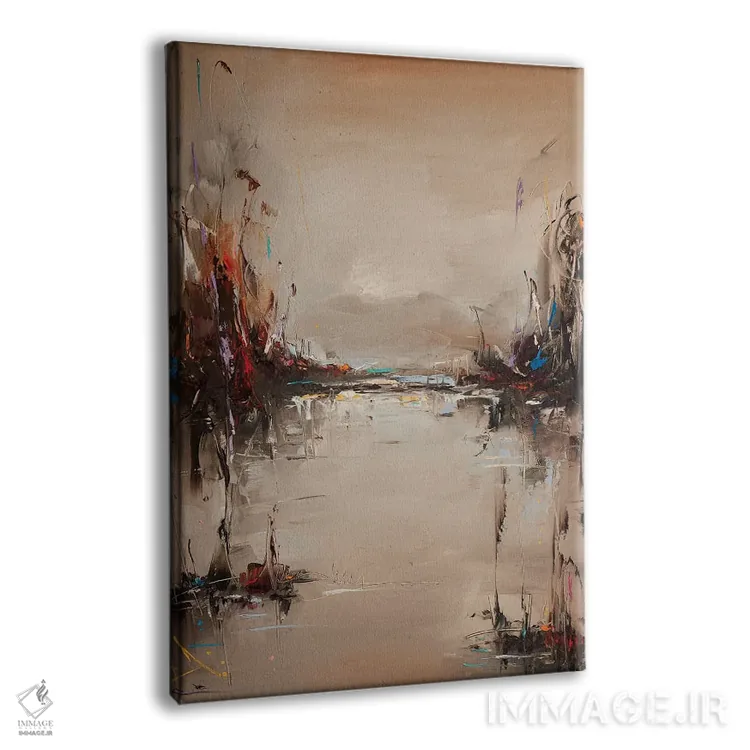تابلو انتزاعی پس از مه اثر استانیسلاو لازاروف - نمای پرسپکتیو محصول