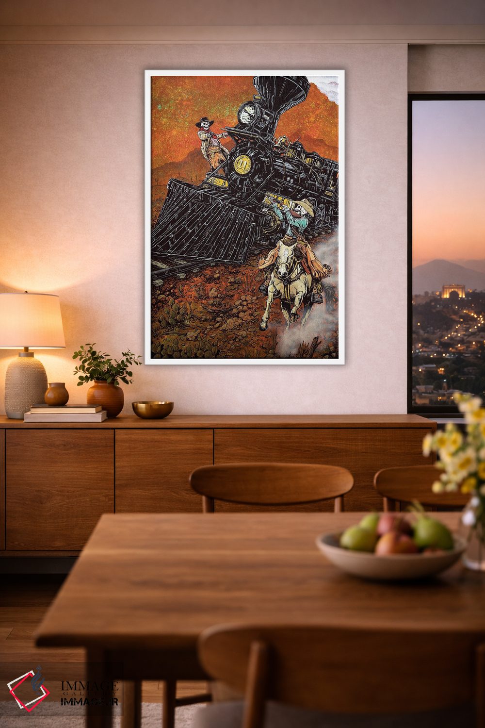 تابلو دکوراتیو سرب و آهن اثر دیوید لوزو - D2W