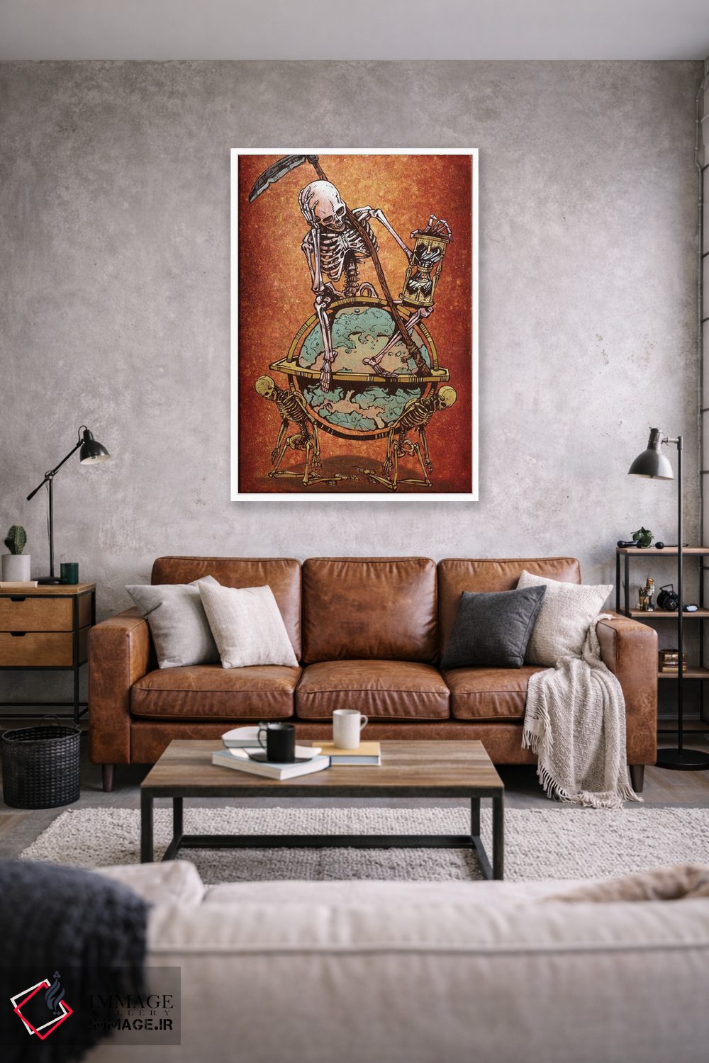 تابلو دکوراتیو یاد مرگ اثر دیوید لوزو - D1W