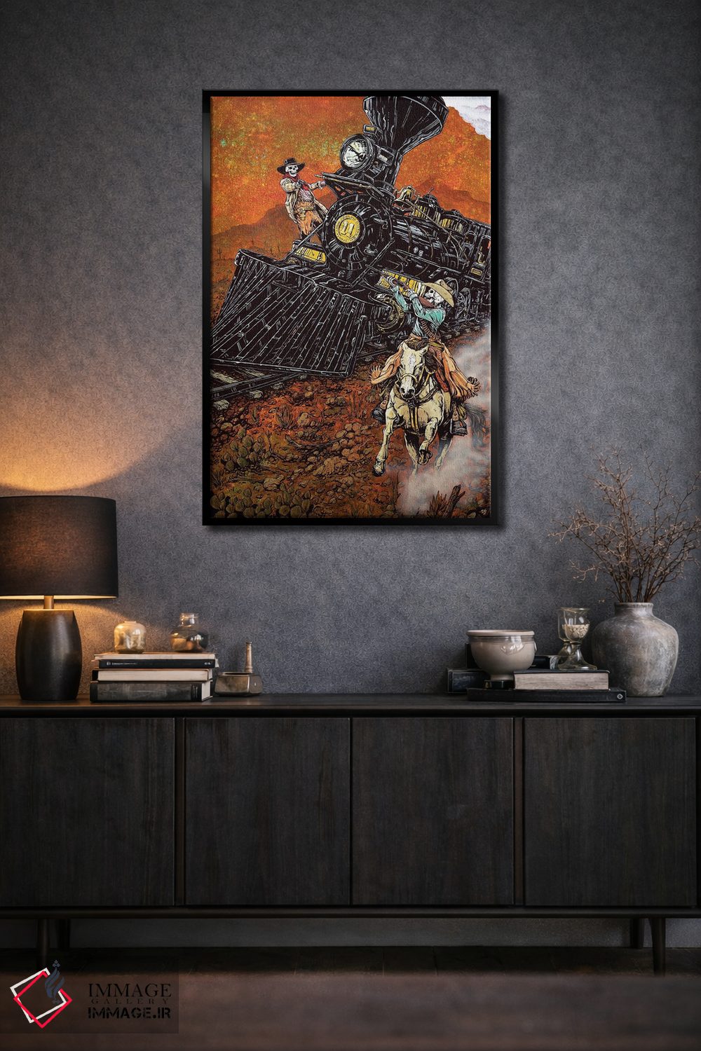 تابلو دکوراتیو سرب و آهن اثر دیوید لوزو - D3B