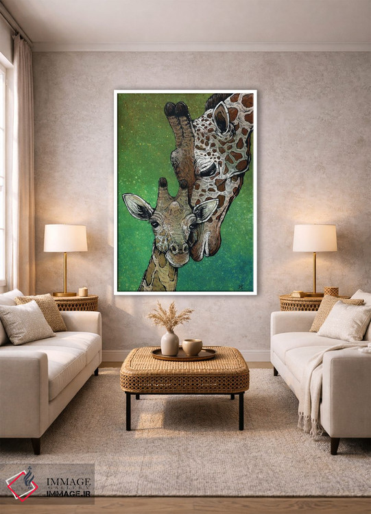 تابلو دکوراتیو مامان و من اثر دیوید لوزو - D1W