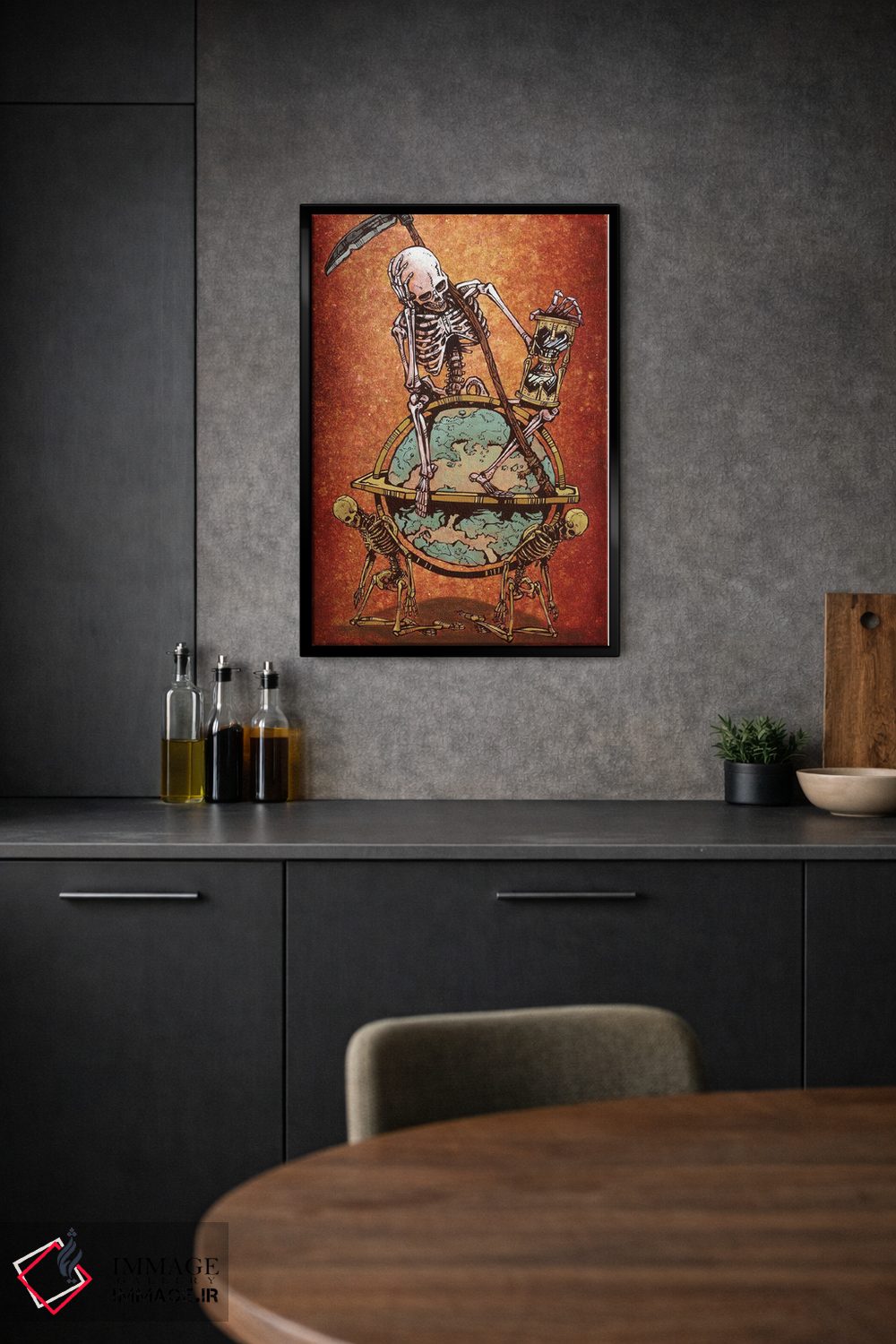 تابلو دکوراتیو یاد مرگ اثر دیوید لوزو - D2B