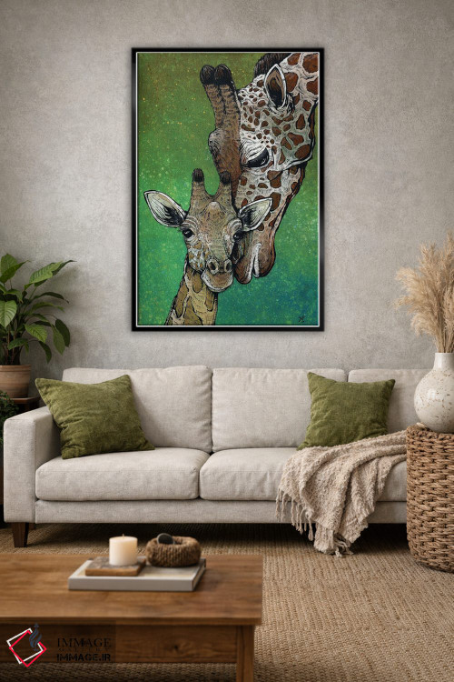 تابلو دکوراتیو مامان و من اثر دیوید لوزو - D2B