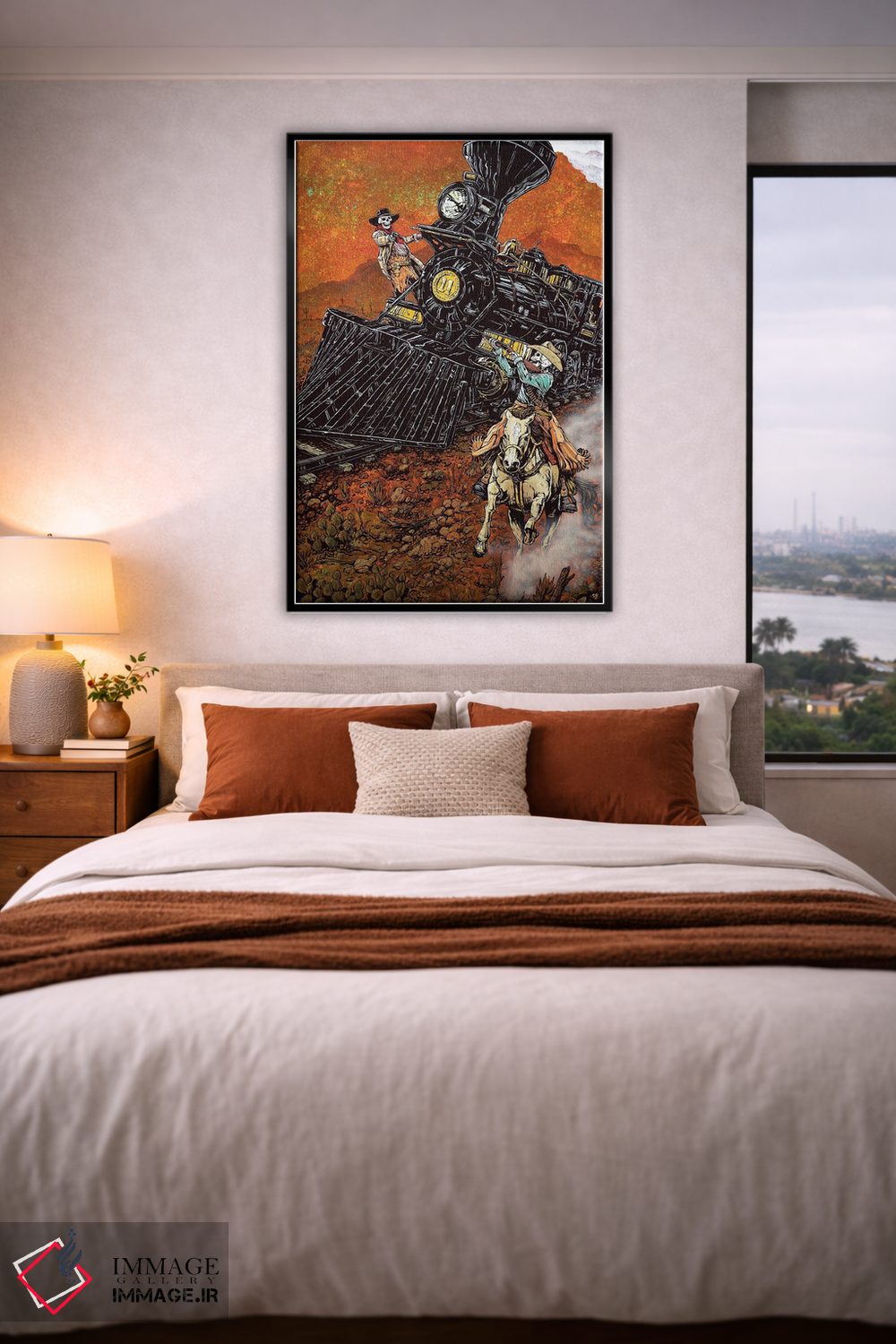 تابلو دکوراتیو سرب و آهن اثر دیوید لوزو - D5B