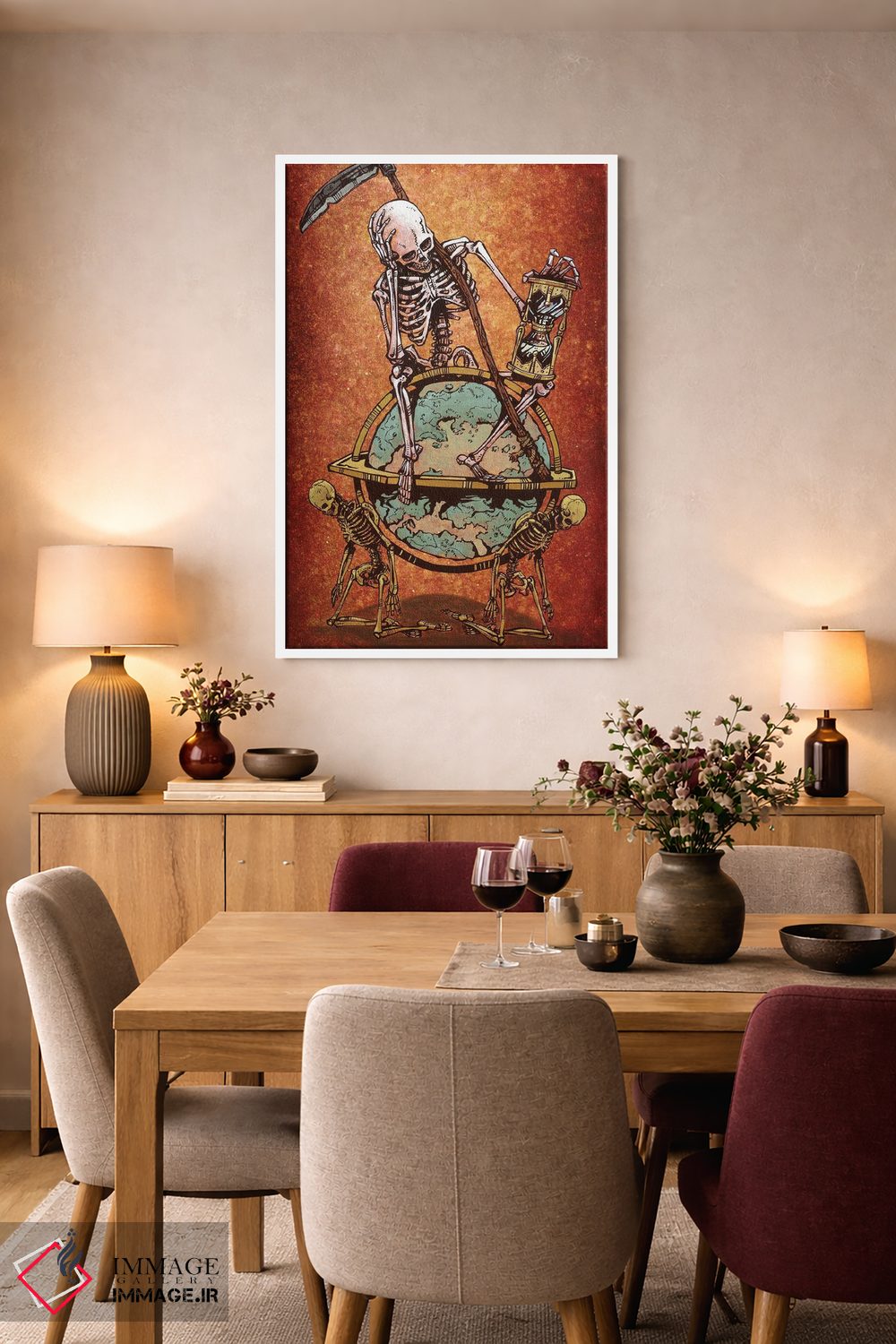 تابلو دکوراتیو یاد مرگ اثر دیوید لوزو - D5W