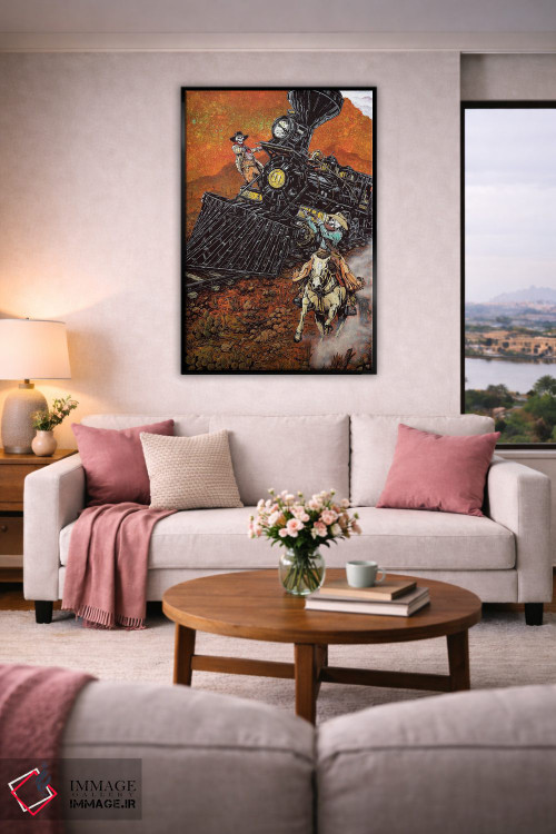 تابلو دکوراتیو سرب و آهن اثر دیوید لوزو - D6B