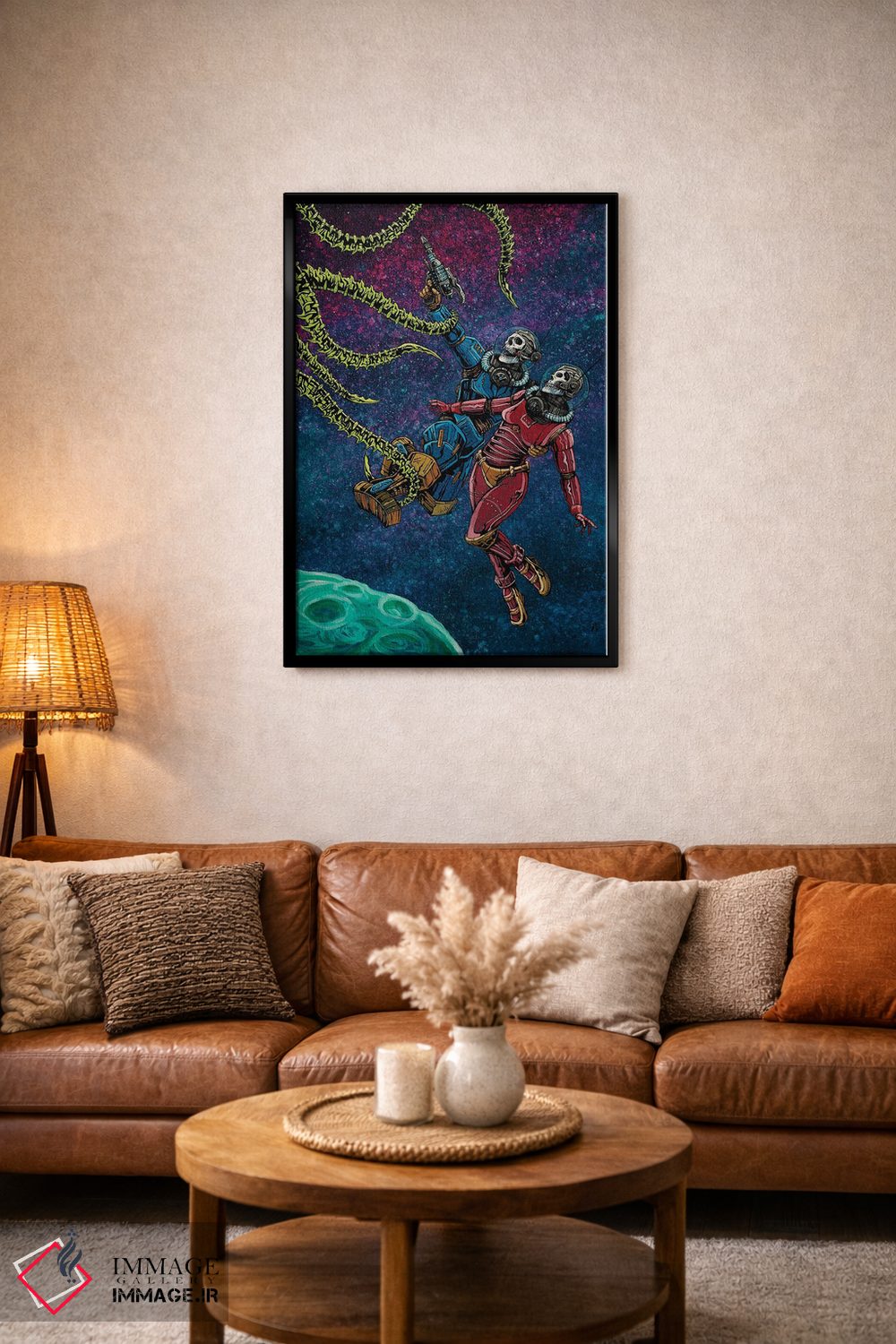 تابلو دکوراتیو برخورد در کیهان اثر دیوید لوزو - D4B