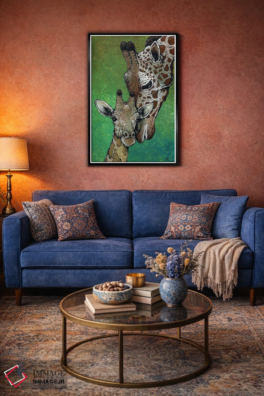 تابلو دکوراتیو مامان و من اثر دیوید لوزو - D4B