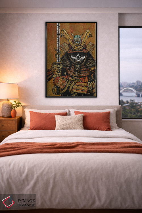 تابلو دکوراتیو به شمشیر سامورایی اثر دیوید لوزو - D6B