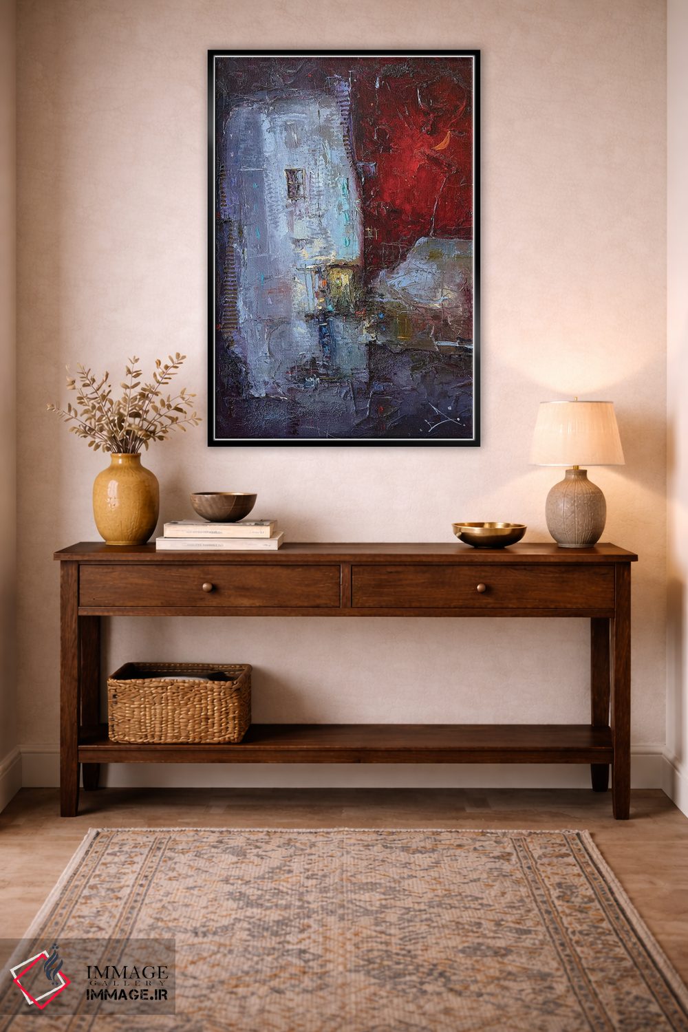 تابلو انتزاعی داستان های نیمه شب اثر استانیسلاو لازاروف - D3B