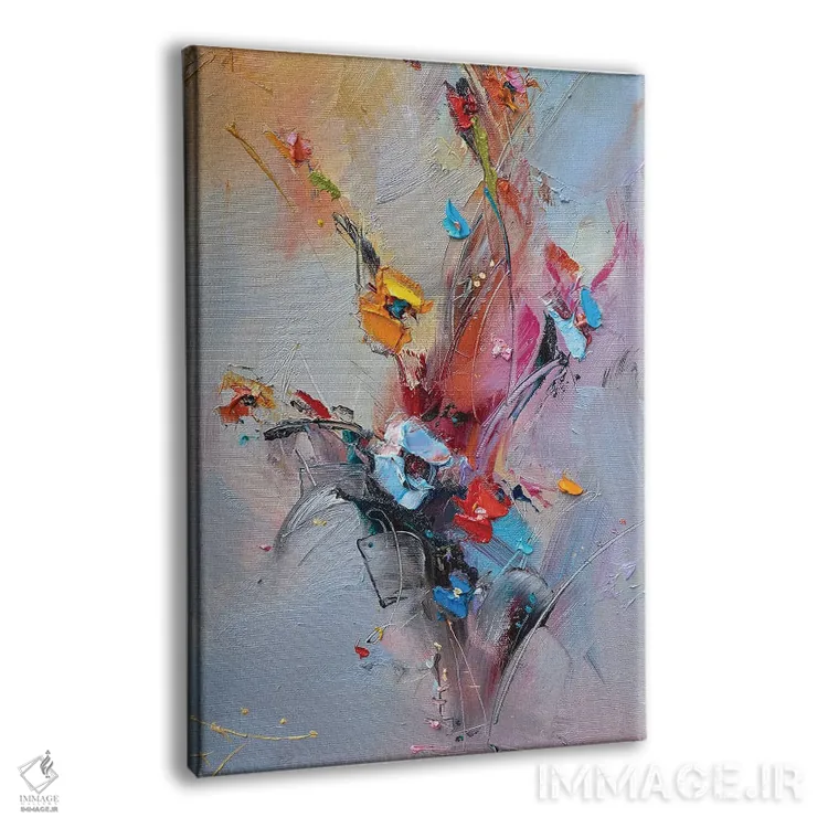 تابلو انتزاعی مزارع بی نقص اثر استانیسلاو لازاروف - نمای پرسپکتیو محصول