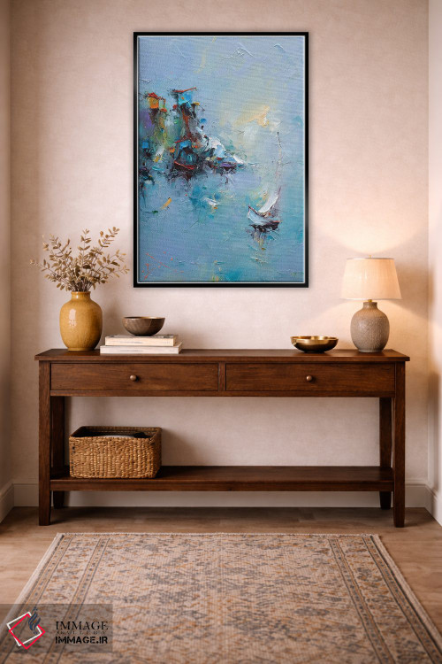 تابلو انتزاعی سواحل اثر استانیسلاو لازاروف - D5B