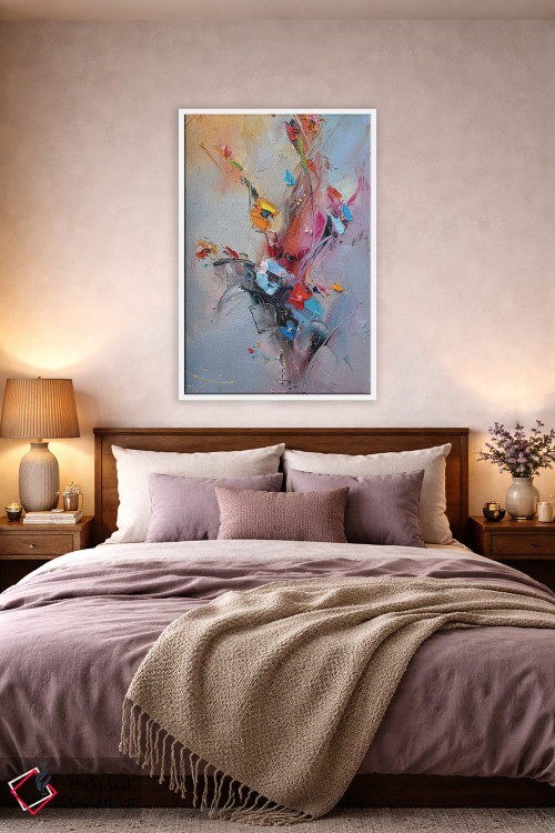 تابلو انتزاعی مزارع بی نقص اثر استانیسلاو لازاروف - D3W