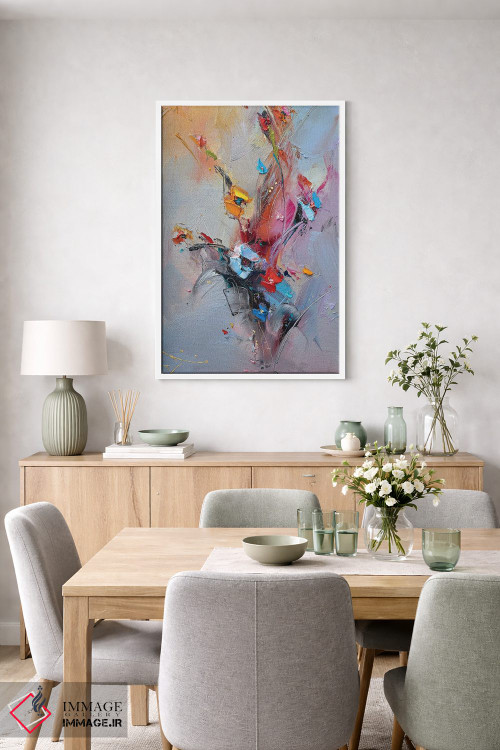 تابلو انتزاعی مزارع بی نقص اثر استانیسلاو لازاروف - D5W