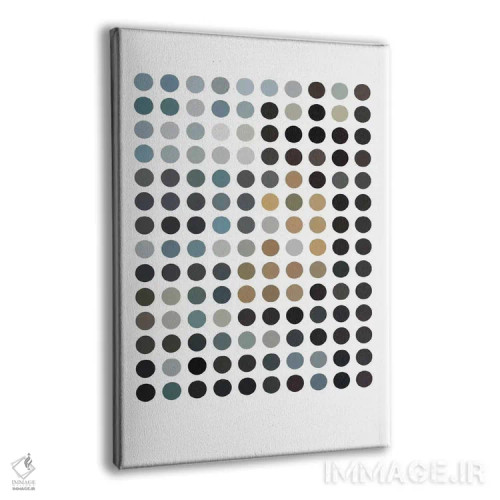 تابلو مینیمال هنر مدرن اثر فایو بای فایو کالکتیو - نمای پرسپکتیو محصول