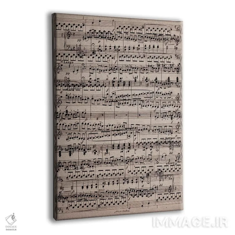 تابلو دکوراتیو هنر مدرن اثر فایو بای فایو کالکتیو - نمای پرسپکتیو محصول