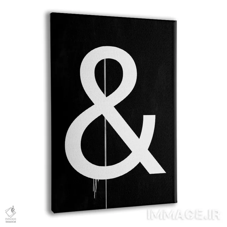 تابلو مینیمال هنر مدرن اثر فایو بای فایو کالکتیو - نمای پرسپکتیو محصول