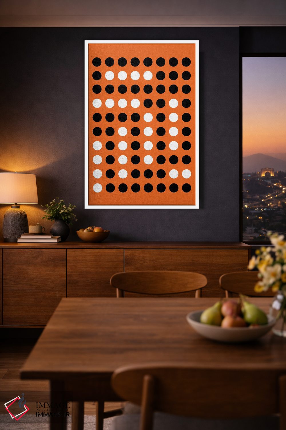 تابلو انتزاعی هنر مدرن اثر فایو بای فایو کالکتیو - D2W