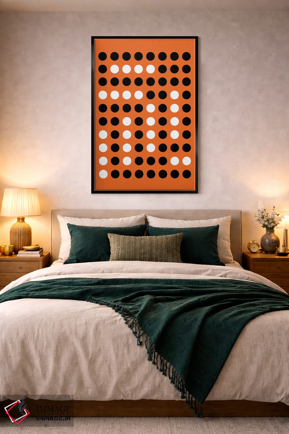 تابلو انتزاعی هنر مدرن اثر فایو بای فایو کالکتیو - D5B