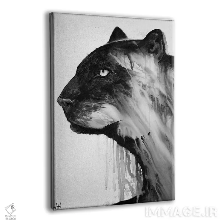 تابلو دکوراتیو اورفئوس سیاه و سفید اثر مارک آلانته - نمای پرسپکتیو محصول