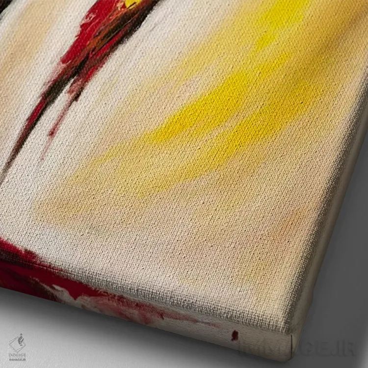 تابلو دکوراتیو ماتادور اثر مارک آلانته - نمای نزدیک بافت بوم