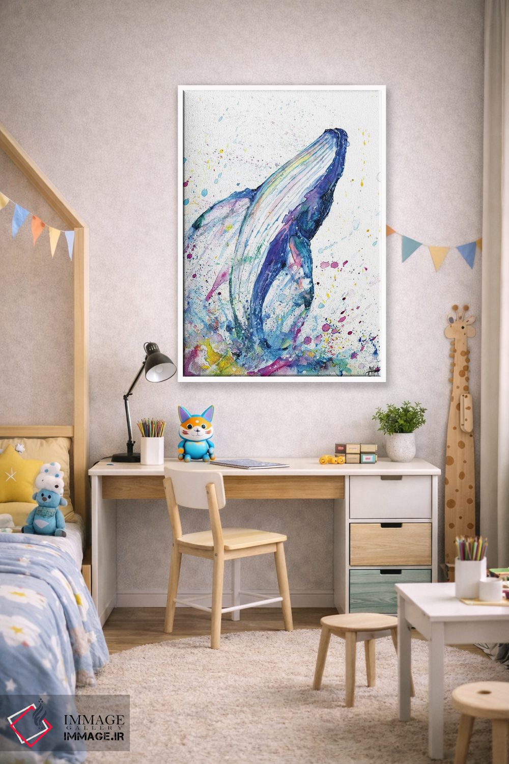 تابلو دکوراتیو نفوذ ۱ اثر مارک آلانته - D1W