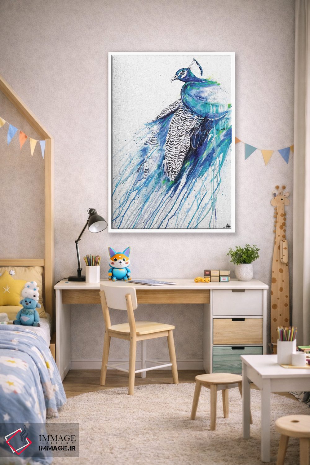 تابلو دکوراتیو نرگس اثر مارک آلانته - D1W