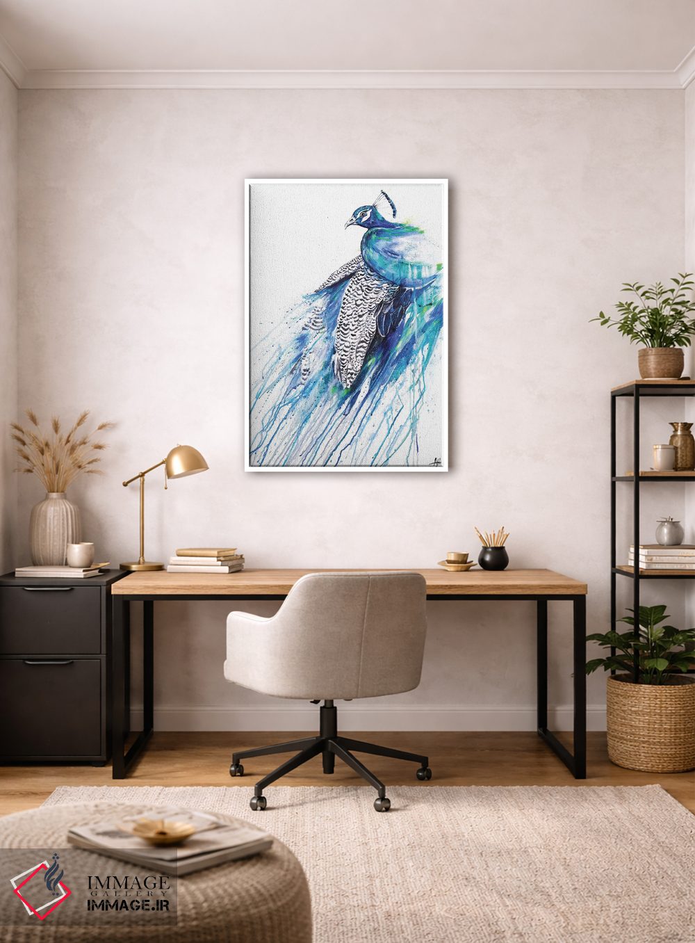 تابلو دکوراتیو نرگس اثر مارک آلانته - D4W