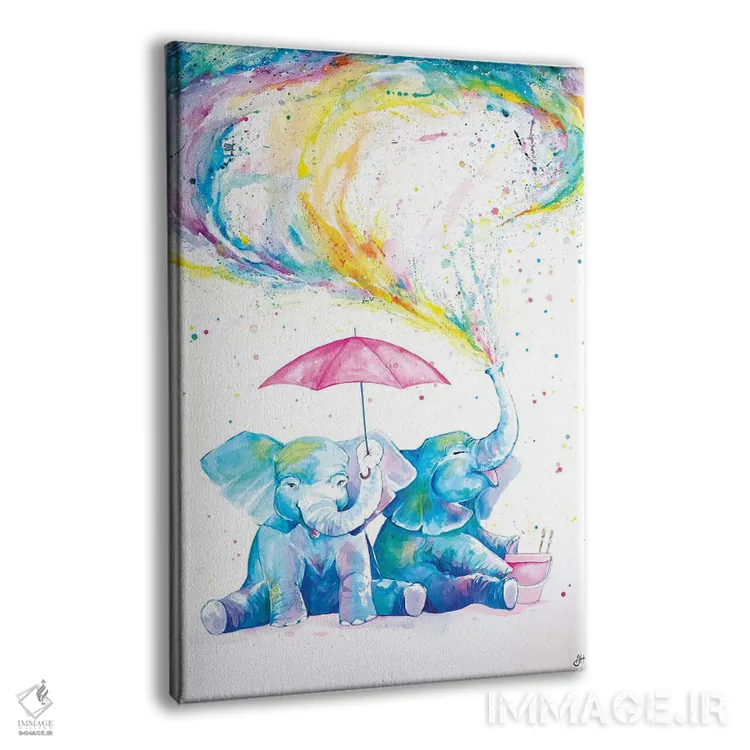 تابلو دکوراتیو شیطنت اثر مارک آلانته - نمای پرسپکتیو محصول