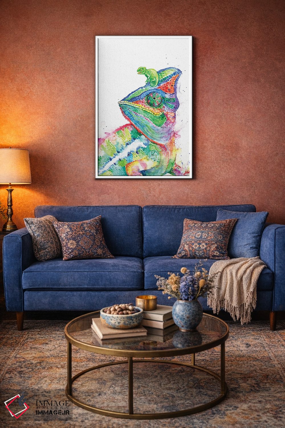 تابلو دکوراتیو دسته ای آفتاب پرست اثر مارک آلانته - D4W