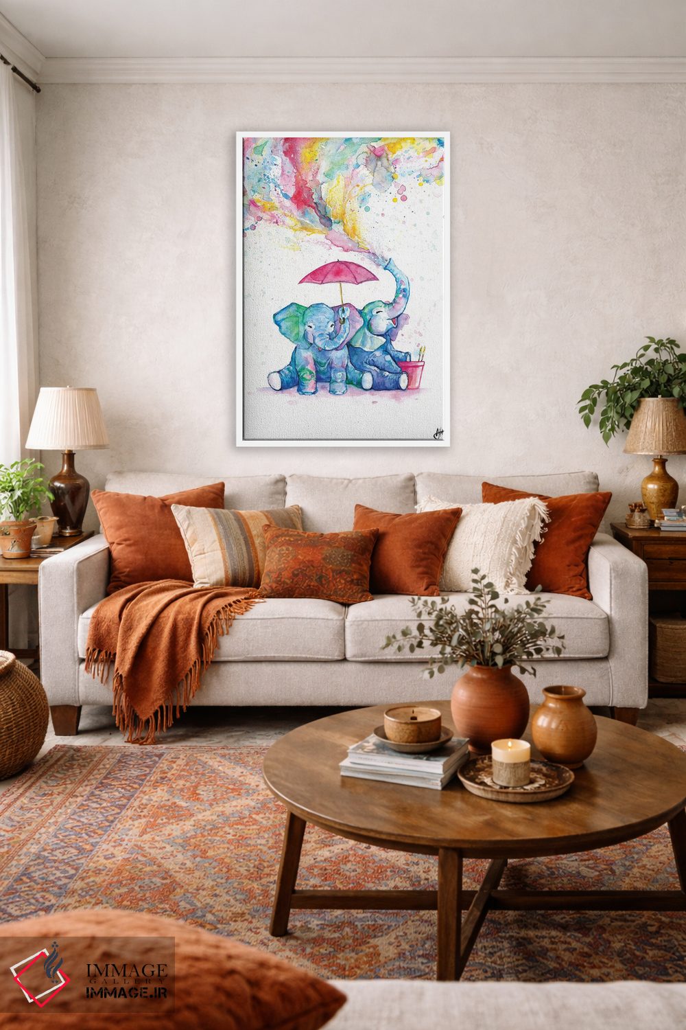 تابلو دکوراتیو دوتایی دردسر اثر مارک آلانته - D4W