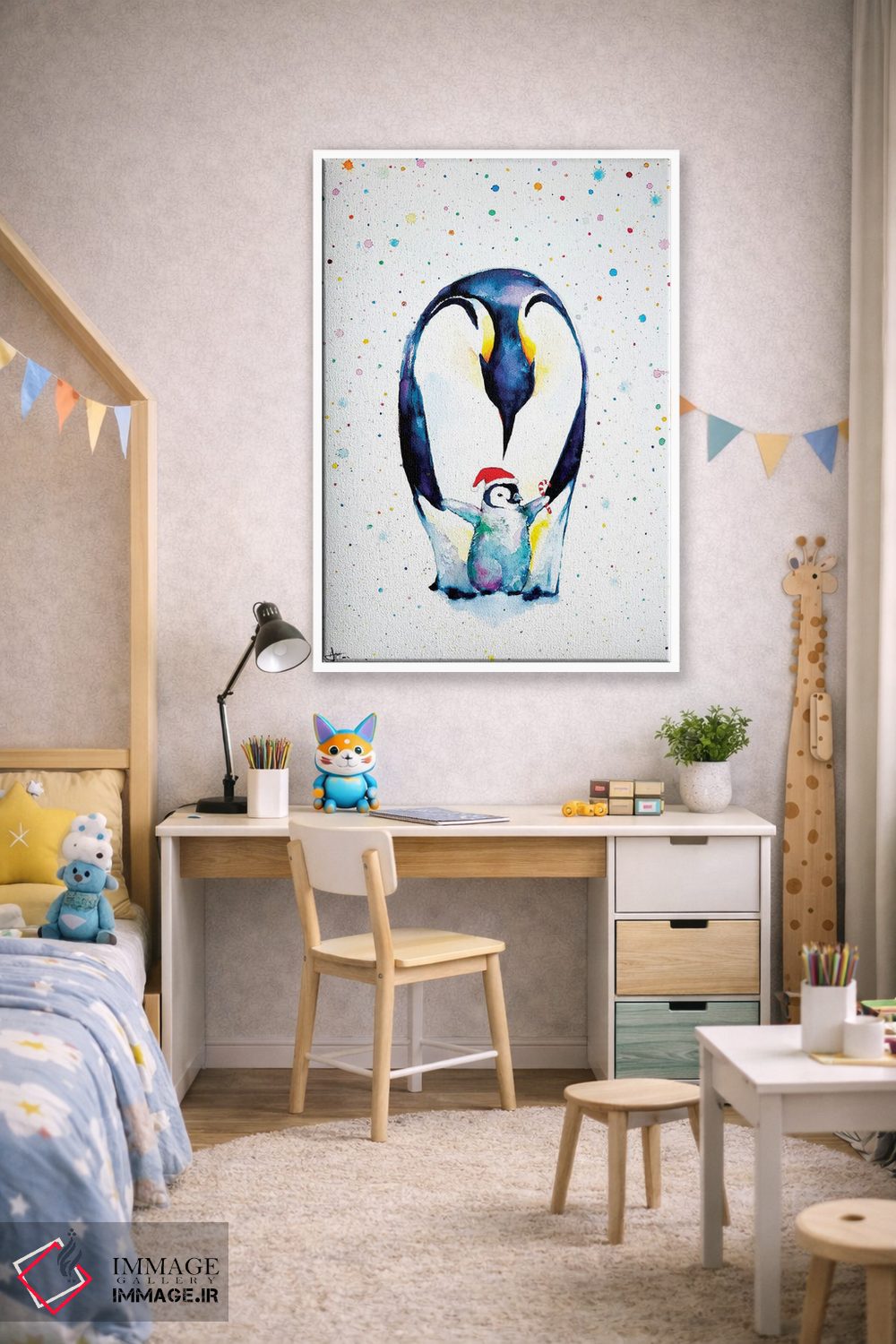 تابلو دکوراتیو گام های کوچک اثر مارک آلانته - D1W