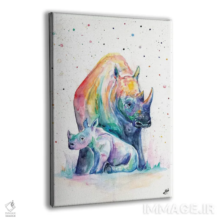 تابلو دکوراتیو پناهگاه اثر مارک آلانته - نمای پرسپکتیو محصول