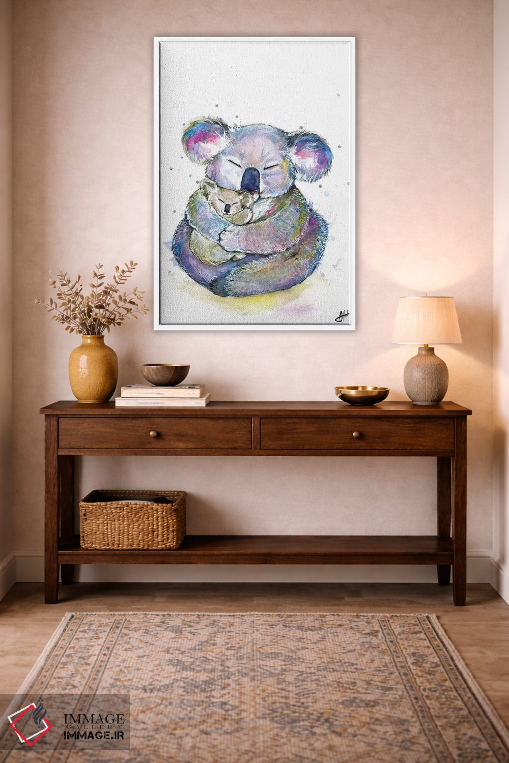 تابلو دکوراتیو کوآلاهای بغلی اثر مارک آلانته - D3W