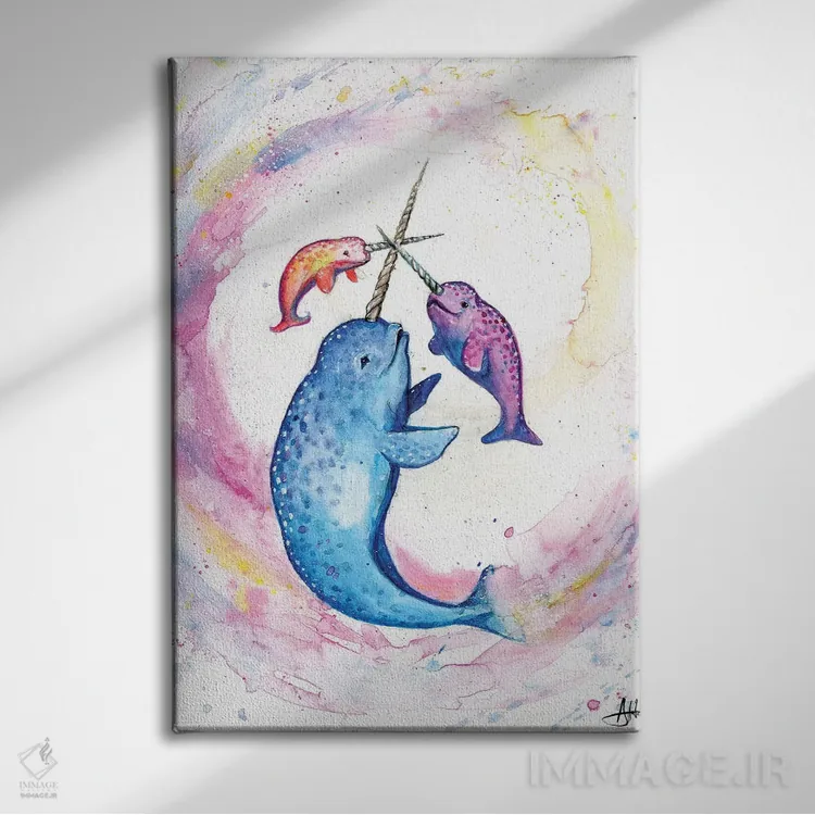 تابلو دکوراتیو سه تفنگدار اثر مارک آلانته - نمای روبهرو روی دیوار