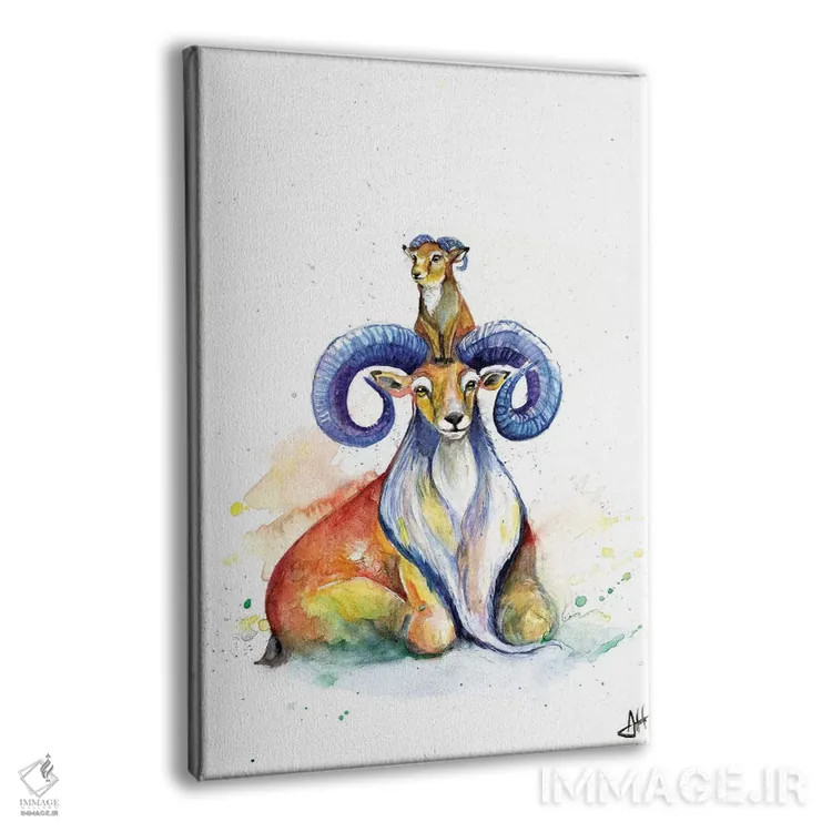 تابلو دکوراتیو اوریال عجیب اثر مارک آلانته - نمای پرسپکتیو محصول