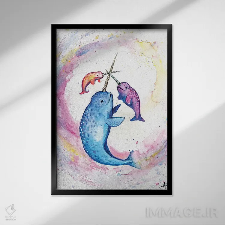 تابلو دکوراتیو سه تفنگدار اثر مارک آلانته - نمای قابدار مشکی