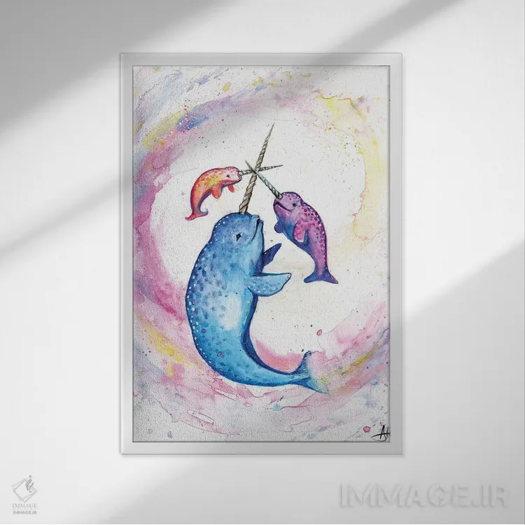 تابلو دکوراتیو سه تفنگدار اثر مارک آلانته - نمای قابدار سفید