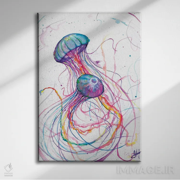 تابلو دکوراتیو خیلی حسودی اثر مارک آلانته - نمای روبهرو روی دیوار