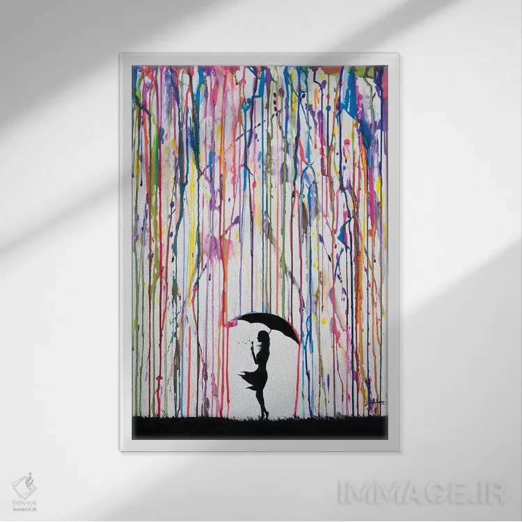 تابلو دکوراتیو پرسفونه اثر مارک آلانته - نمای قابدار سفید