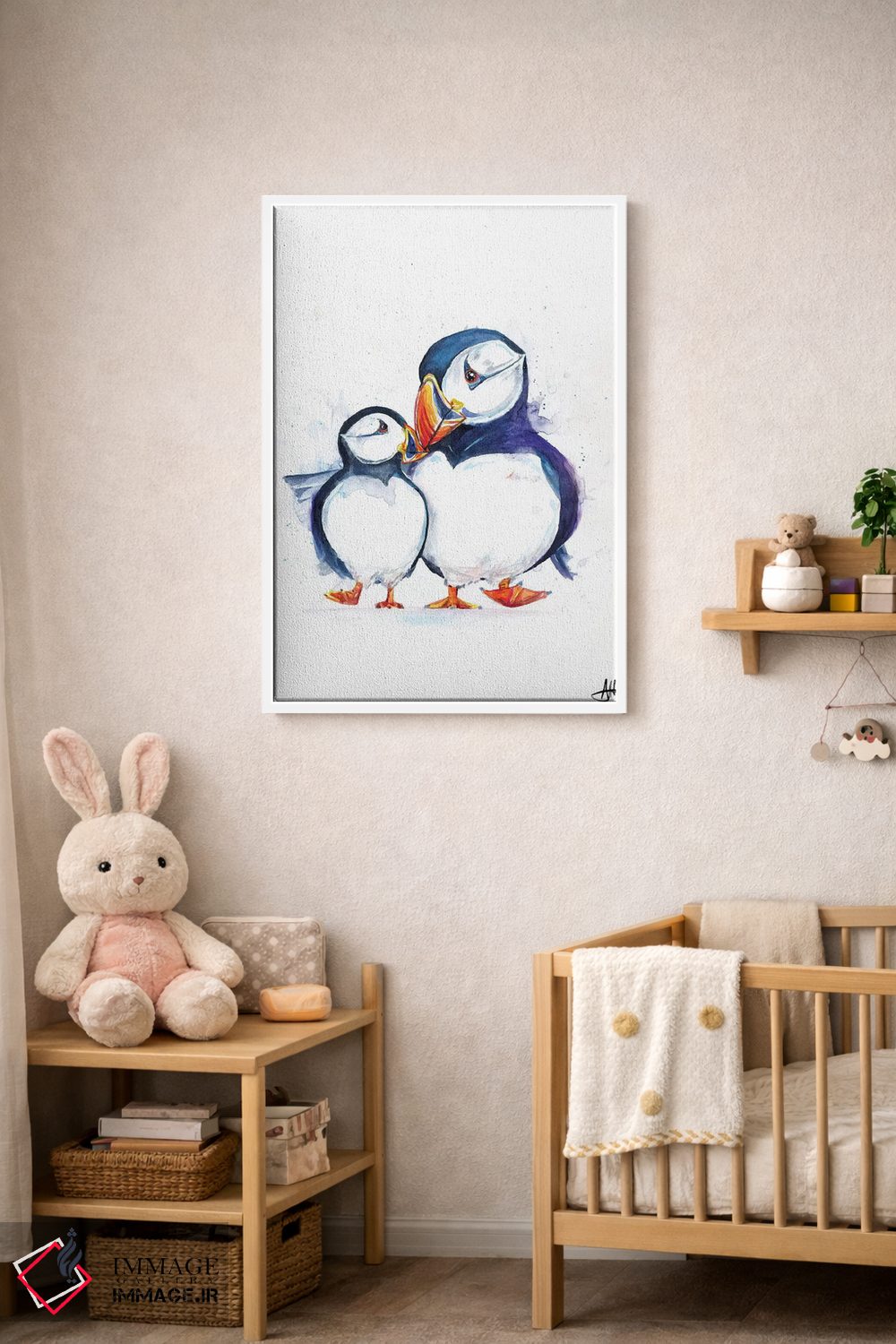 تابلو دکوراتیو پافین های رژه رو اثر مارک آلانته - D4W