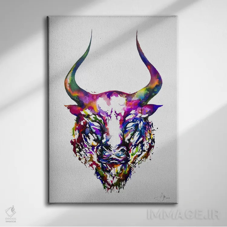 تابلو دکوراتیو فیلسوف اثر مارک آلانته - نمای روبهرو روی دیوار